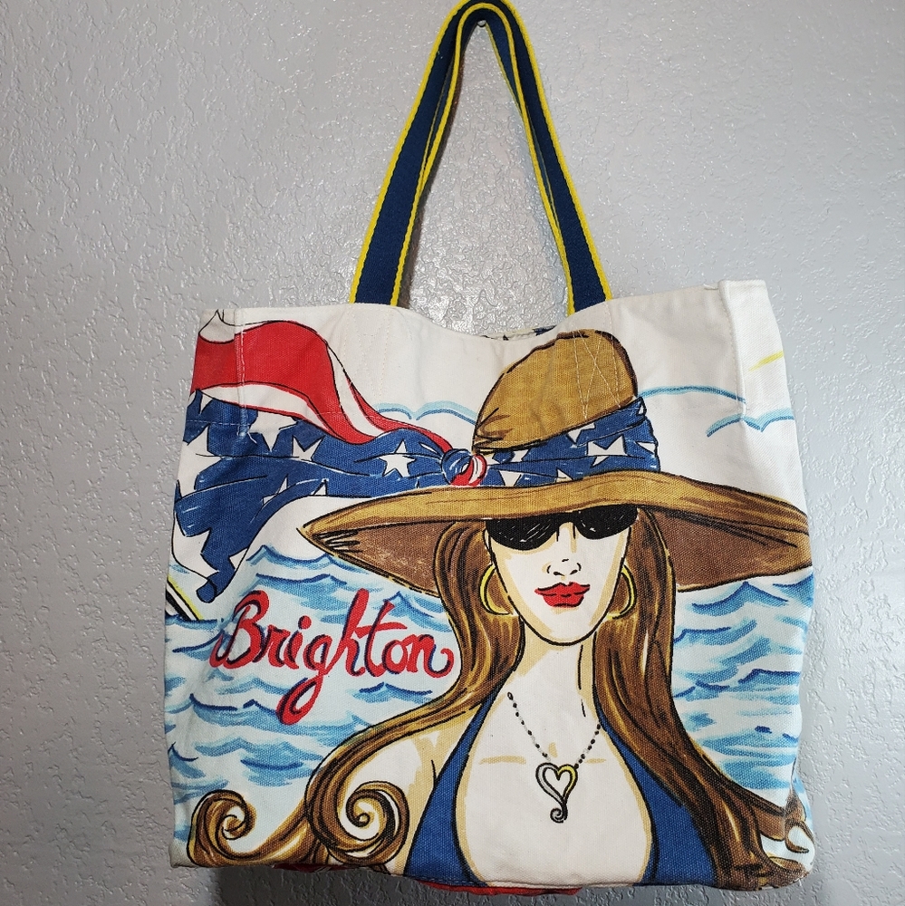Brighton canvas Chic Ahoy Tote Bag